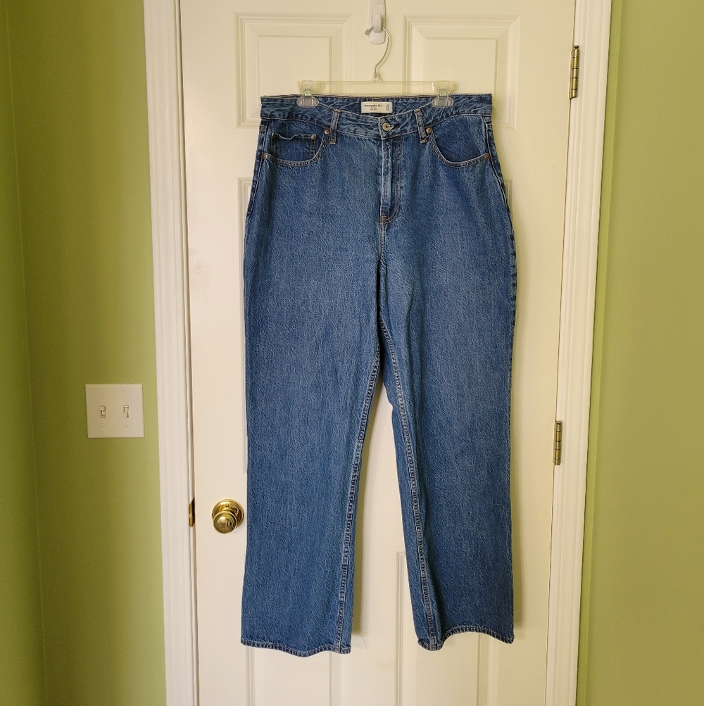 Abercrombie Curve Love Loose Jeans